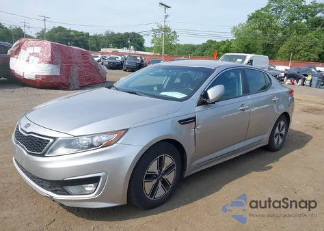 2012 Kia Optima Hybrid Ex из США, поврежденный, VIN KNAGM4ADXC5011698